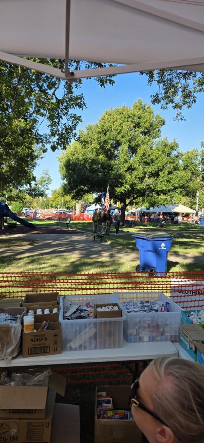 A view from one of the resource tables at the October 9, 2026 Wichita Stand Down.